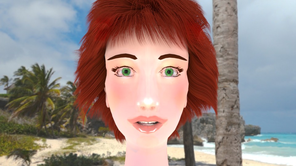 Blender Hair Particles in Wind Force preview image 1